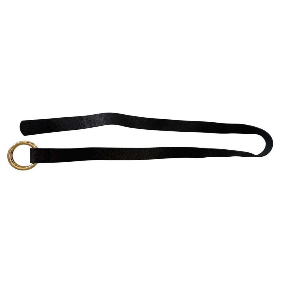 B-Low The Belt Black Leather Ring Wrap Belt Made USA Size O/S - Picture 2 of 4